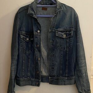 J. Crew Indigo Blue Denim Trucker Jacket